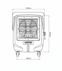 Průmyslový ochlazovač vzduchu MASTER BC 121